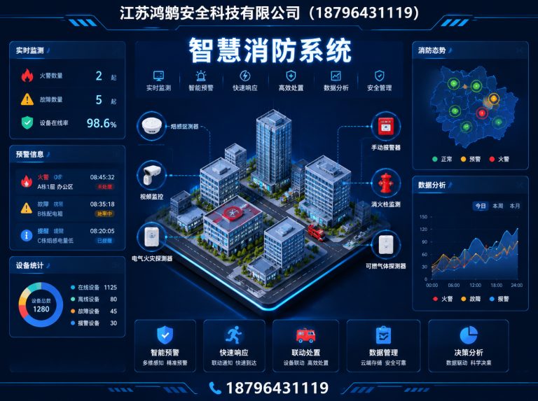 衢州消防通信指挥展示图